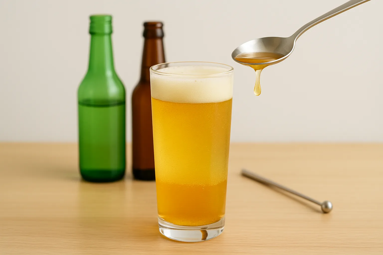 チャミスルとビールの応用アレンジ



