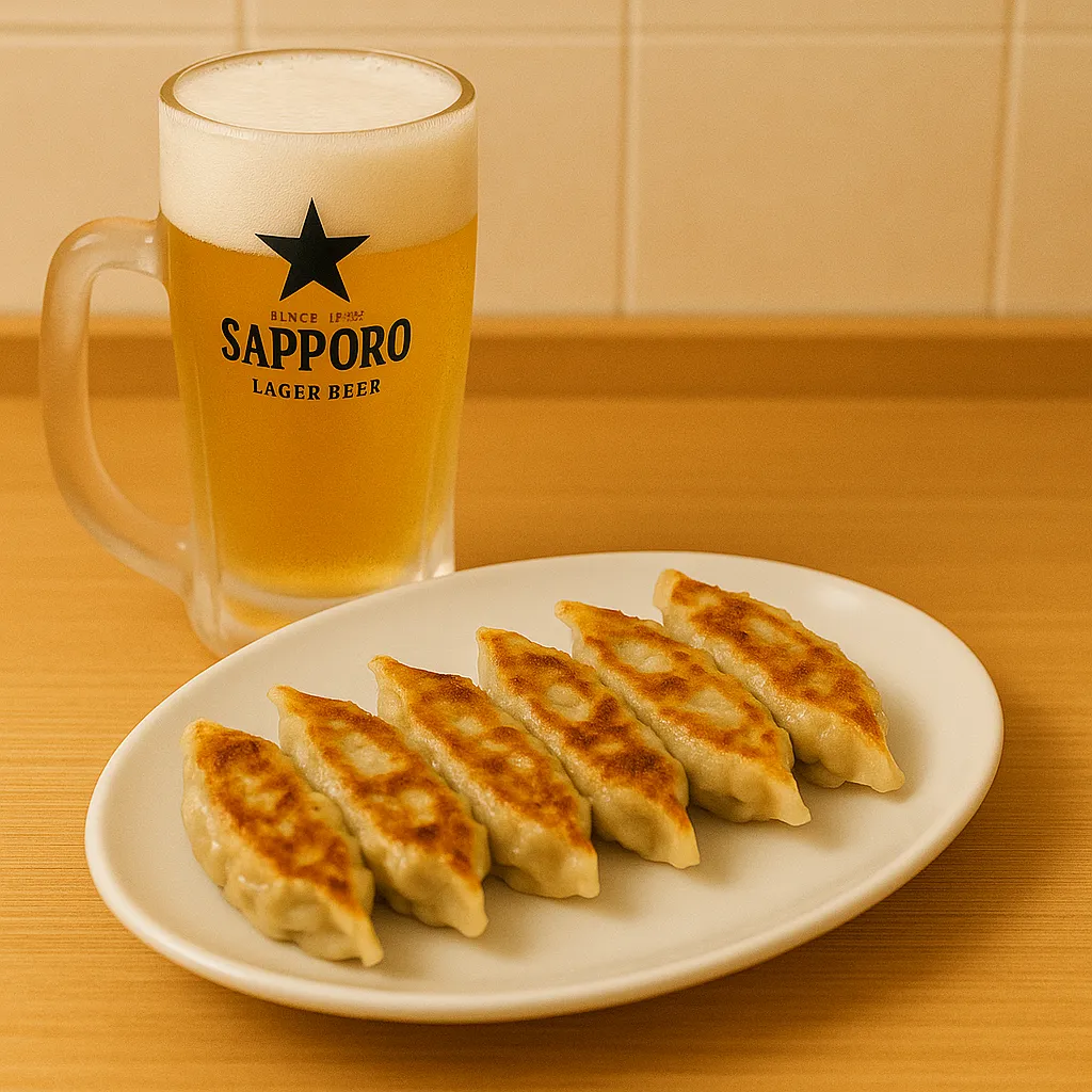 餃子の満洲ビール