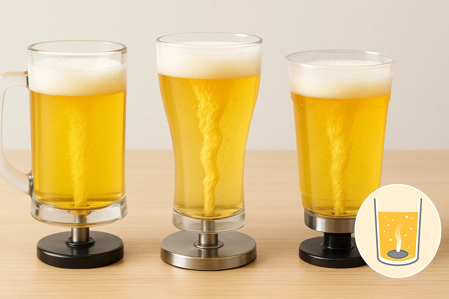 下から飲むビールの仕組みと導入費



