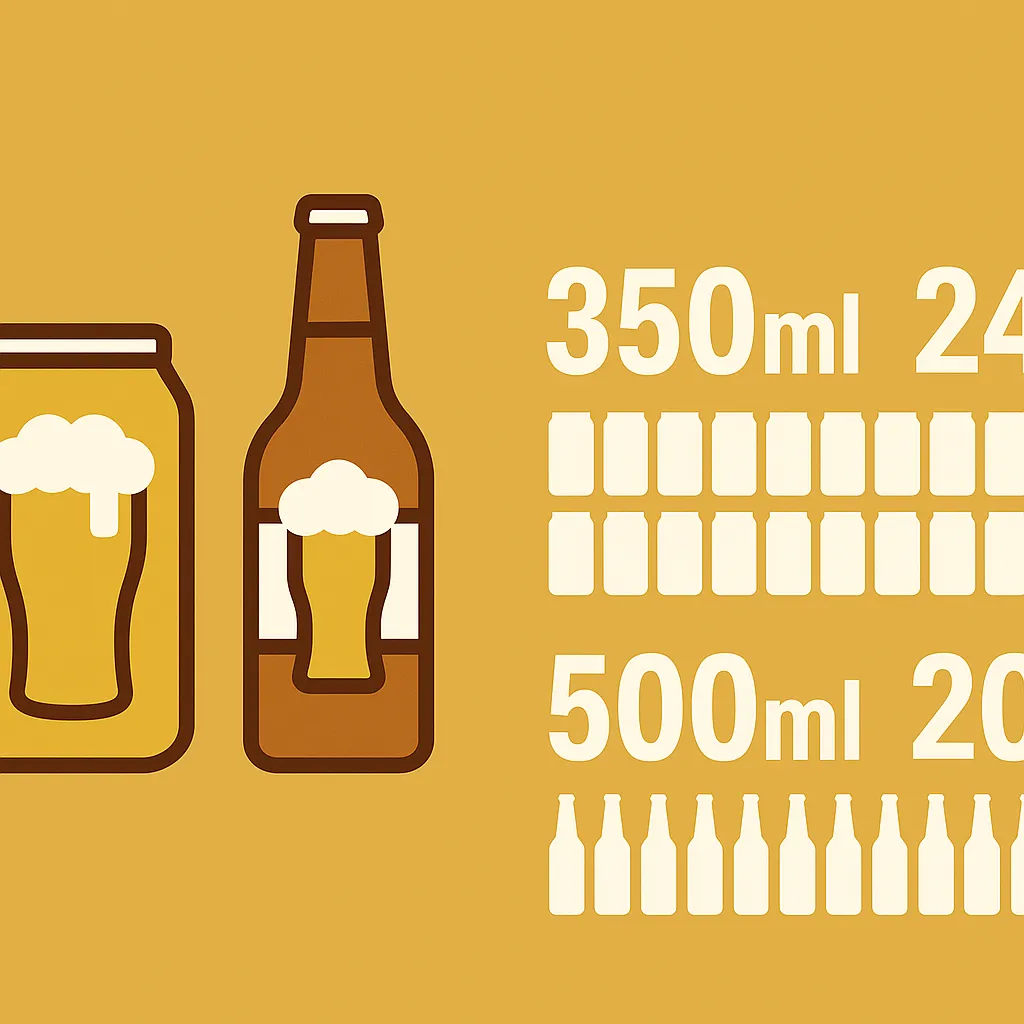 ビール1ケース、気になる中身は何本？

