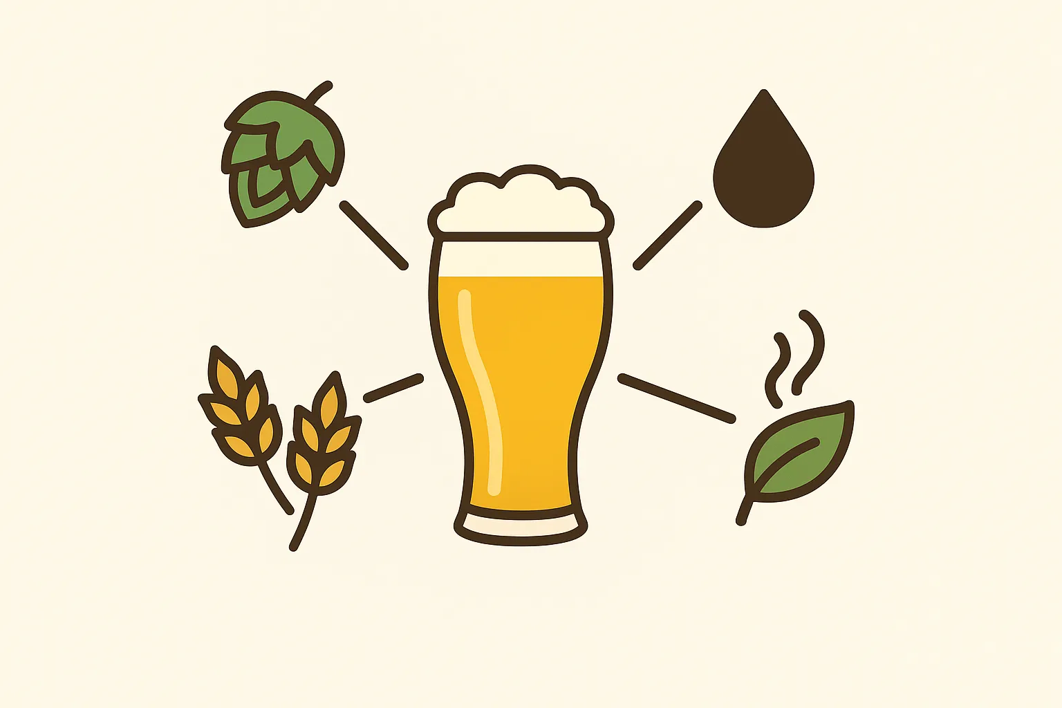 ビールは一体どんな味？苦さや香りの特徴を知ろう

