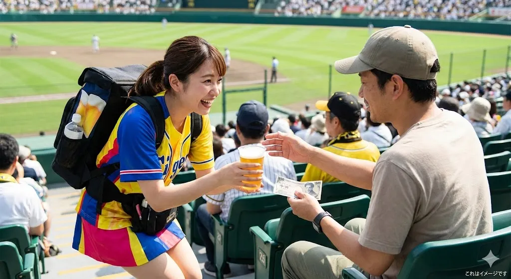 日本の球場でチップは本当に必要?